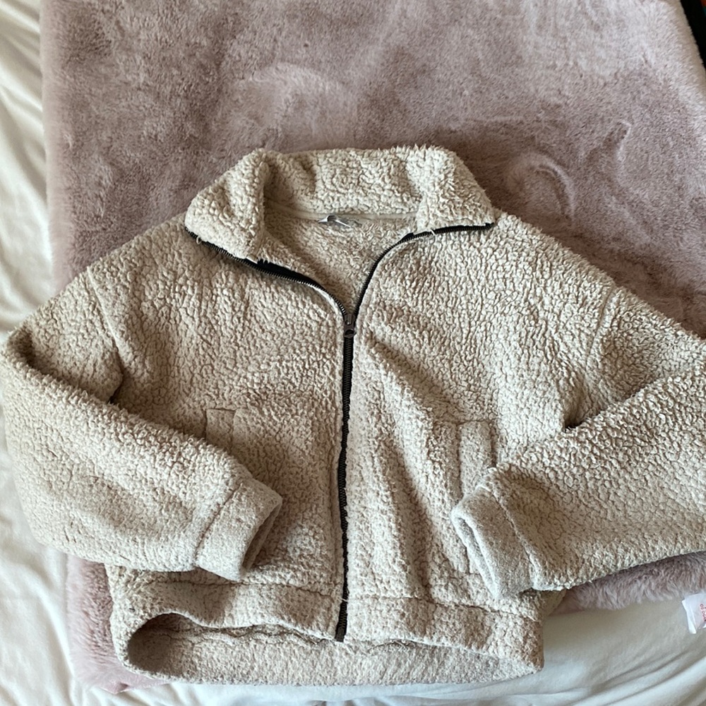 american eagle teddy bear jacket